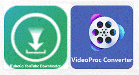 最新バージョン iTubeGo YouTube Downloader 9.1.1 + VideoProc Converter AI 7.5 Windows ダウンロード版 無期限版 日本語 64bit