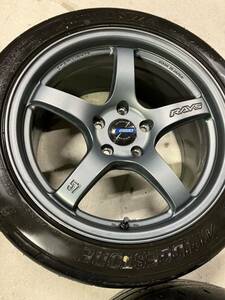 グラムライツ　57CRガンブルー　17inch 9J 38 5穴　pcd114.3 トヨタ　GRヤリス、GR86などに　255/40r17 オマケ71RS