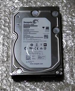 【動作品】Seagate 3.5インチ HDD 8TB( 8000GB ) ハードディスクドライブ 1円スタート