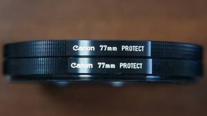 【1280円/枚】[77mm] Canon PROTECT 旧タイプ 保護フィルター FDマウントレンズに