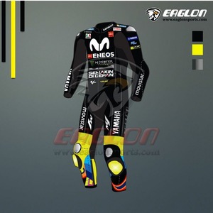 海外 送料込み 　高品質　バレンティーノ・ロッシ MotoGP 2018 レーシングレザースーツ 　 サイズ各種　本革　レプリカ