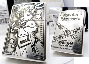 魔法少女リリカルなのは 高町なのは 両面 zippo ジッポ 2010年 未使用