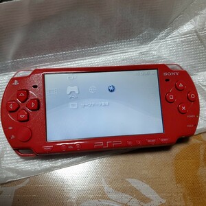 PSP 2000 ワンセグパック　レッド　中古　クレードル付き