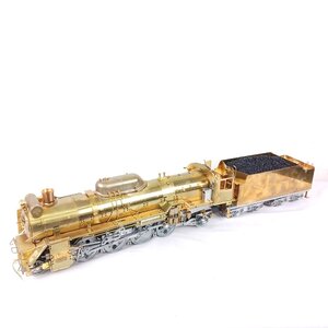 1312【ジャンク】DeAGOSTINI 鉄道模型 蒸気機関車 SL D51200 金 ゴールド Gゲージ STEAM LOCOMOTIVE