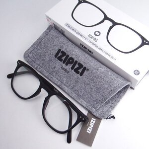 極美品 IZIPIZI READING イジピジ リーディンググラス #E BK+0 老眼鏡