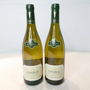 A13-1122　白ワイン ラ・シャブリ ジェンヌ シャブリ ラ・ビエル 2018 CHABLIS LA PIERRELEE 750ml 未開封 2点まとめて