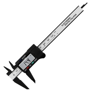 デジタル ノギス 100mm 測定ツール 液晶画面大文字表示 ゼロセット 内径/外径/深さ/段差測定用★ホビーショップ青空