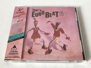 美品 見本盤/ 帯付 ザッツ・ユーロビート That’s EURO BEAT VOL.25