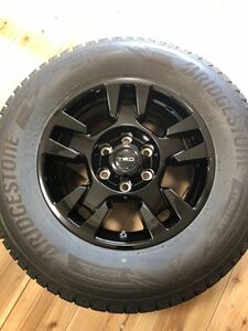 FJクルーザー用　TRDアルミ + 265/65R17 ブリヂストン ４本セット ハイラックス GUN125 ランドクルーザー プラド 265/65/17 265/65-17