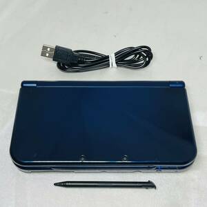 ★1円～ 動作確認済 New NINTENDO 3DSLL 本体 メタリックブルー 任天堂 送料全国520円 ニンテンドー metallic blue