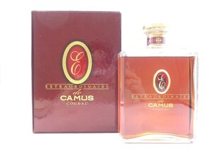 同梱不可 1円～CAMUS EXTRA ORDINAIRE カミュ エクストラ オルディネール 赤 コニャック ブランデー 箱入 700ml 40％ G35645