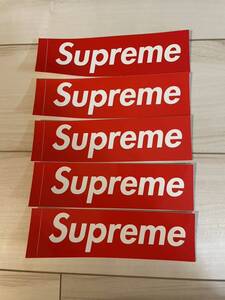 Supreme ステッカー Logo ボックスロゴ Sticker ５枚セット