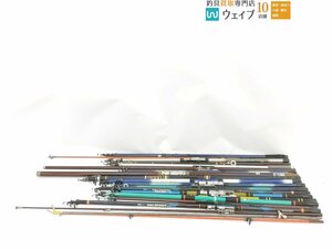 エクセレント 投 MG 360・グラッシャー 投 390 等 他 投竿 大量ジャンクセット ジャンク品