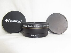 ポラロイド スタジオ シリ－ズ 58mm .43X（Polaroid Studio Series .43X Wide Angle Lens） 高解像 広角レンズ マクロ装備付：新品では無し