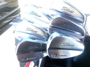 グリップ交換済み　Titleist タイトリスト　MBフォージド 　712　アイアン 5〜9.PW 6本セット 日本仕様純正NSプロ950GH（S）