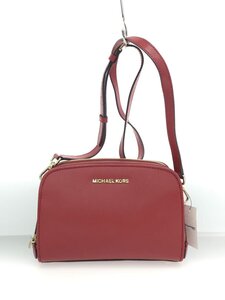 MICHAEL KORS◆ショルダーバッグ/-/RED/無地/30T4GEEM2A//