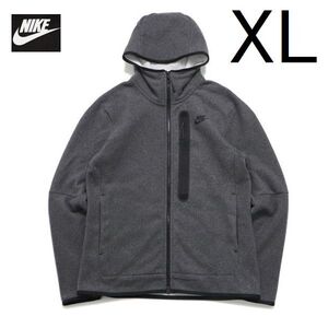 新品 XL NIKE Tech Fleece ナイキ テックフリース パーカー 厚手 フリース グレー 定価18,150円