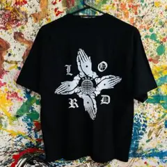 合掌 DOPE HIPHOP  Tシャツ 半袖 メンズ 新品 個性的 黒