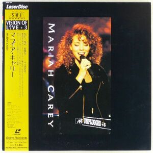 ●LD/レーザーディスク マライア・キャリー(Mariah Carey)「VISION OF LIVE+3(MTV UNPLUGGED+3)」1992年 帯付き MTVアンプラグドとMV3曲