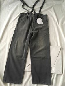 期間限定出品　visvim 23SS KAFKA BRACES PANTS (DMGD) GREY 2 新品未使用　希少 レア