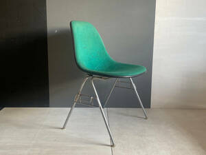 [7661D] Herman Miller Side shell chair FRP スタッキング ベース イームズ Charles Ray Eames ヴィンテージ サイドシェルチェア ナロー