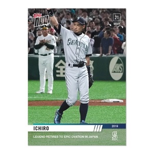 【MS】イチロー最終引退試合2019年3月21日 TOPPS NOW#7 24時間世界3646枚限定カード！3/21/19 検）大谷翔平 ドジャース