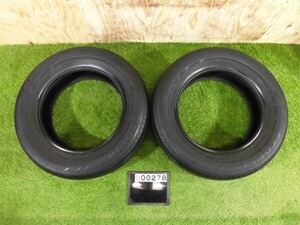 ブリヂストン エコピア EP150 195/65R15 夏タイヤ2本 2017年42週製造 6分山 中古品 ZC000278