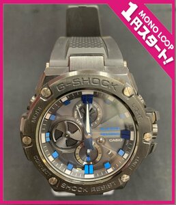 【5HS平04029F】1円スタート★G-SHOCK★CASIO★腕時計★ソーラー★BLUE NOTE RECORDコラボ★スマートフォンリンク★アナログ★不動