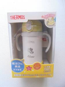 ♪♪サーモス(THERMOS) まほうびんのベビーストローマグ ≪FJL-350≫350ml 【未使用品】 名前入り♪♪