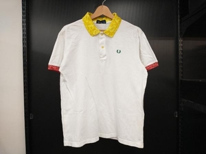 FRED PERRY フレッドペリー 半袖ポロシャツ ホワイト XLサイズ 店舗受取可