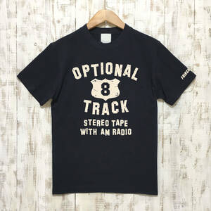 ■ OPTIONAL 8TRACK Tシャツ■Sサイズ（ネイビーxナチュラル）アメ車　アメリカ　シボレー　ダッジ　フォード　モパ－