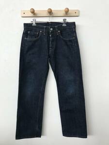 DENIME ドゥニーム メンズ ボタンフライ セルビッチデニム ジーンズ 美品 size W30