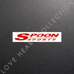 超高品質☆SPOON SPORTS　スプーン スポーツ　カッティングステッカー　レッド　1枚　縦24mm×横150mm　すぷーん すぽーつ　|　ロゴ　|　デカール　|　切り文字　|　切文字　|　新品　|　未使用　|　送料無料　|　匿名配送　｜　本舗