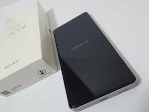 【送料無料】Xperia Ace III SOG08 AU版SIMロック解除済み SIMフリー グレー【美品】