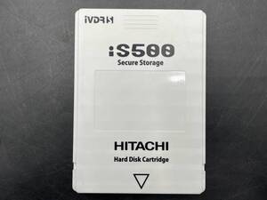 【現状品】 HITACHI/日立 Maxell マクセル HTB-HV5SVB500 iVDR-S カセット ハードディスク HDD カートリッジ 500GB HV5SVB500