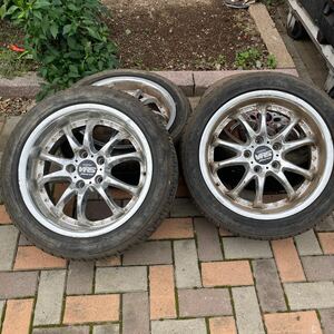 VRSタイヤホイール　17X7JJ 215/50R17 中古現状　タイヤ使用可能　