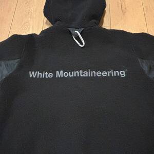 【WHITE MOUNTAINEERING／ホワイトマウンテニアリング】ボア フリース ブルゾン ブラック 1サイズ表記（M～L位）STUDIOUS 別注　WM1973239