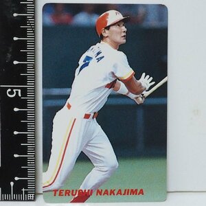 91年カルビー プロ野球カード No.163【中島 輝士 外野手 日本ハム ファイターズ】平成3年 1991年 当時物 Calbeeおまけ食玩BASEBALL【中古】