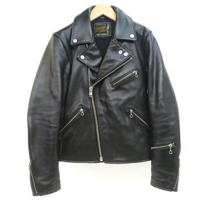 130s HYSTERIC GLAMOUR ヒステリックグラマー 17ss キップレザー ダブルライダースジャケット 02171LB01 Sサイズ ※中古