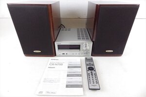 ☆ ONKYO オンキョー CR-N755 D-202AX LTD NETWORK CD RECEIVER 中古 現状品 250107B9104