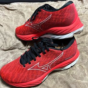 新品同様！MIZUNO ミズノ ウエーブ ライダー 26 WAVE RIDER 26 J1GC2203 メンズ ランニングシューズ27㎝定価14850円