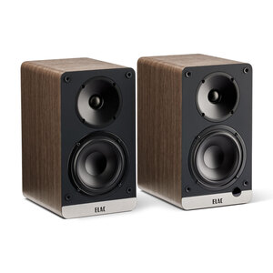 ELAC Debut ConneX DCB41 WALNUT ペア　DAC内蔵アクティブスピーカー　1年保証付　新品#2　送料無料