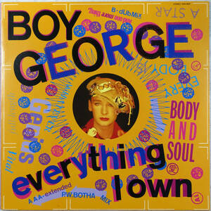 ◆BOY GEORGE/EVERYTHING I OWN (JPN 12) -Culture Club, Ken Boothe