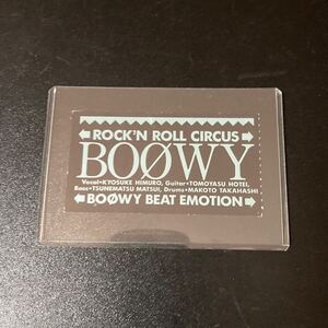 BOOWY チケット 半券 ハードケース入り BEAT EMOTION ROCK