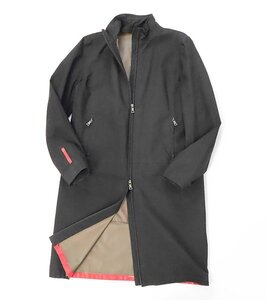 PRADA SPORT ゴアテックス スタンドカラー コート 黒 サイズ42 ◆ レインコート GORE-TEX プラダ スポーツ ◆344/BT11