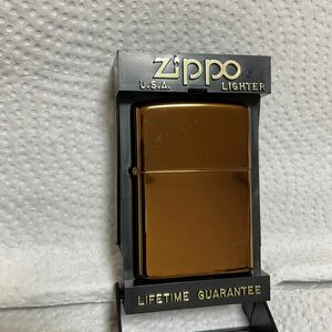 送料は無料です。未使用品ZIPPO 2003年8月製(H 03) チタニウムブラウン　コーティングスタイル　ジッポ ライター 