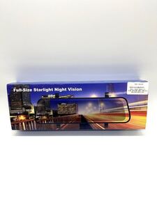 【 Full Size Starlight Night Vision ミラー型ドライブレコーダー 】 ドラレコ 車用品 カー用品 ミラー