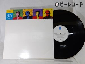 Level 42「Running In The Family」LP（12インチ）/Polydor(POSPX 842)/洋楽ポップス