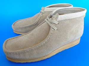 12211■新品 同様 旧タグ Clarks walabees クラークス ワラビー US 81/2 プレーン ナタリー 好きにも ブーツ ラバー ソール