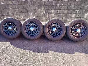 デイトナホイール 2019年製 ハイエース キャラバンなどに 6×139.7 PIRELLI ICE ASIMMETRICO plus 215/60/16 残溝約5-6ミリ 4本セット